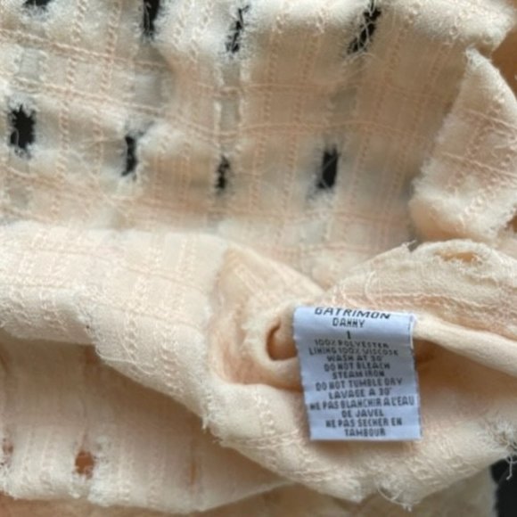 Unique SLEEVELESS SACK DRESS by GAT RIMON, XS Pale Pink/Coral, Mid-Thigh Length - Picture 12 of 16